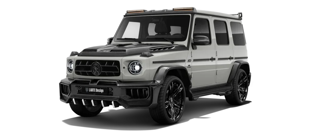 Bodykit installation - mercedes g 63 facelift wide custom carbon body kit classic grey